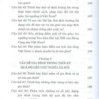 Hỏi - Đáp Môn Chủ Nghĩa Xã Hội Khoa Học (Dành cho bậc đại học hệ chuyên và không chuyên lý luận chính trị)