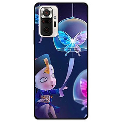 Ốp lưng dành cho Xiaomi Xiaomi Redmi Note 10 - Redmi Note 10 Pro - mẫu Tiểu Cường Và Bướm