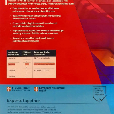 Prepare B1 Level 5 Workbook with Audio Download