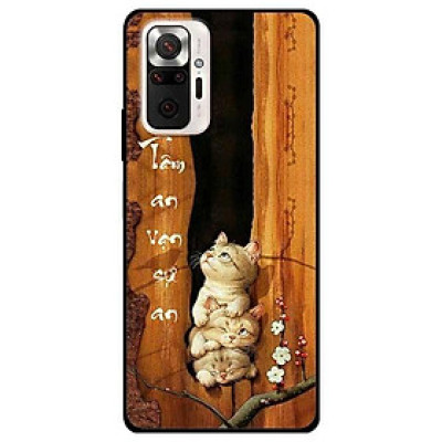 Ốp lưng dành cho Xiaomi Xiaomi Redmi Note 10 - Redmi Note 10 Pro - mẫu Tâm An Chú Mèo