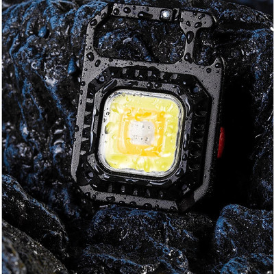 Đèn LED Mini Móc Khóa Siêu Sáng Tiện Dụng PaKaSa,  Đèn Pin COB Dã Ngoại Thường Ngày, Sạc TYPE-C Tiện Dụng Dung Lượng PIN 500mAh- HÀNG CHÍNH HÃNG