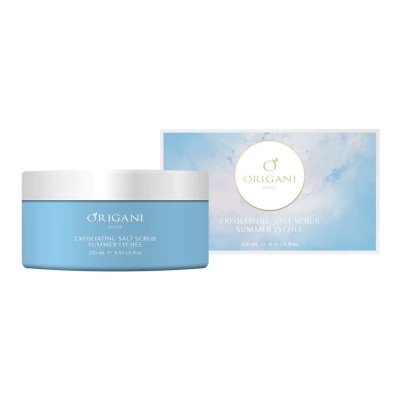 Tẩy Tế Bào Chết Body Origani - Bodycare Exfoliating Salt Scrub - Làm Sạch Da Và Cung Cấp Độ Ẩm Cho Da (Hương Vải Mùa Hè)