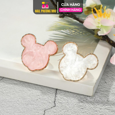 Nhẫn Pha Sơn Vẽ Móng, Nhẫn Pha Màu Nhựa Làm Nail Tiện Lợi, Xoay 360 Độ Điều Chỉnh Linh Hoạt Chuyên Dùng Cho Thợ Làm Nail