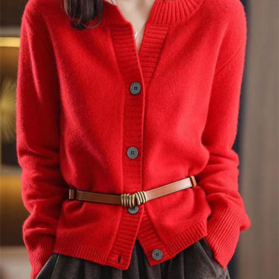 Áo khoác len, áo cardigan nữ kiểu dáng đơn giản, chất len mềm, phong cách trẻ trung AK12