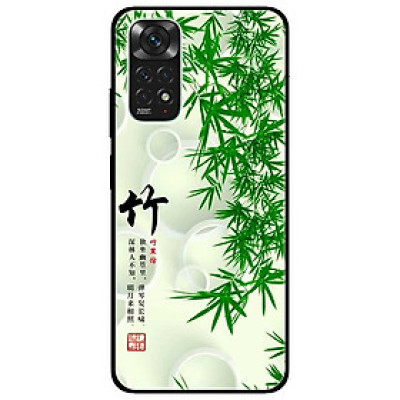 Ốp lưng dành cho Xiaomi Redmi Note 11 4G - Thư Pháp Lá Tre