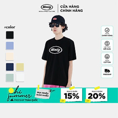 Áo thun Mmlg HF-T tay ngắn cổ tròn - cho nam, nữ, unisex - MMLGT008