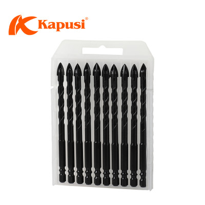 Mũi khoan đa năng 4 cạnh hãng Kapusi Nhật Bản chuôi lục giác cỡ 6, 8, 10, 12mm