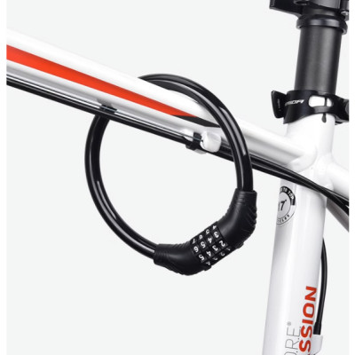 Khóa xe đạp thể thao mật khẩu 4 số Kiotool nhỏ gọn chắc chắn treo yên xe