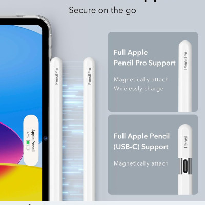 Bao Case ESR Trong Suốt Cho iPad Gen 11 2025 ESR Classic Hybrid Back Case - Hàng Chính Hãng