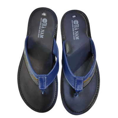 Dép Xỏ Ngón Nam Da Bò Thật TiTi ĐÔ Cao Cấp DNA2198