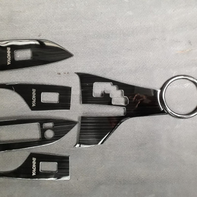 Bộ ốp nội thất vân titan dành cho xe Toyota Innova đời 2017 đến 2019