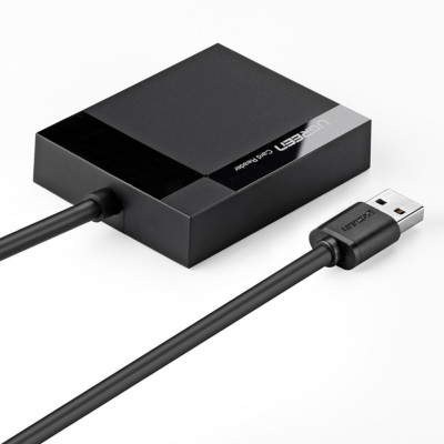 Đầu đọc thẻ 4in1 UGREEN CR125 30333 - Hỗ trợ thẻ CF / SD / TF / MS , Đầu đọc USB 3.0, Truyền tải dữ liệu nhanh chóng - Hàng chính hãng