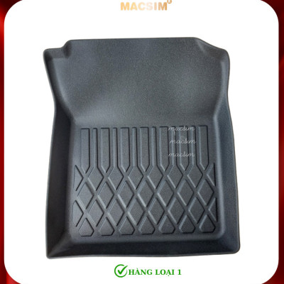 Thảm lót sàn Honda BRV 2022+ (sd) nhãn hiệu Macsim chất liệu nhựa TPE cao cấp màu đen
