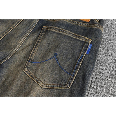 Quần jean bụi phong cách Retro_Biker