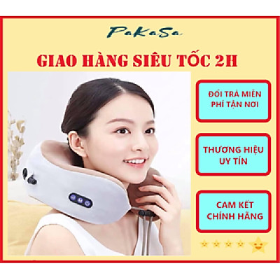 Gối Massage Cổ Thư Giãn, Gối Ngủ Văn Phòng , Gối Đi Du Lịch Chữ U Hàng Cao Cấp - Chính Hãng 
