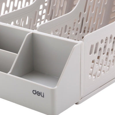 Kệ hồ sơ 3 Ngăn Ráp Liên hoàn với Khay Để Bút Deli Z00112 