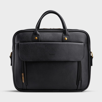 Cặp công sở Trita ( Thời trang nam đựng vừa laptop 14 inch - Cặp da TCA6 )