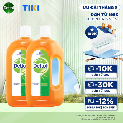 Combo 2 dung dịch diệt khuẩn 1L