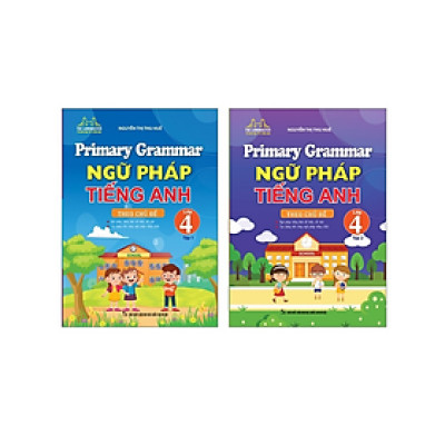 Sách - Combo Ngữ pháp tiếng anh theo chủ đề lớp 4 (2 Tập)