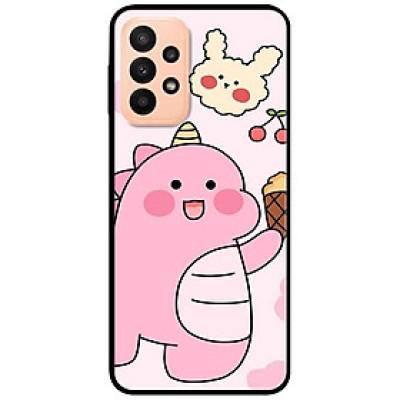 Ốp lưng dành cho Samsung A13 4G mẫu Khủng Long Hồng