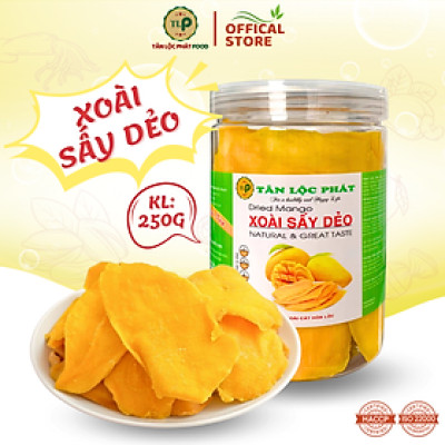 XOÀI SẤY DẺO HƯƠNG VỊ TỰ NHIÊN TỐT CHO SỨC KHỎE HIỆU TÂN LỘC PHÁT