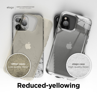 Ốp lưng Elago Urban Clear Case cho iPhone 14 Pro/ 14 Promax Chống Sốc Chuẩn Quân Đội_ Hàng chính hãng