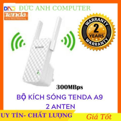 Bộ Mở Rộng Sóng Wifi Tenda A9 Chuẩn N Tốc Độ 300Mbps- Hàng Chính Hãng 