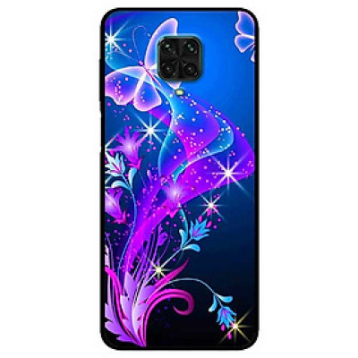 Ốp lưng dành cho Xiaomi Redmi 9s - 9 Pro - 9 Promax mẫu Họa Tiết Bướm Tím