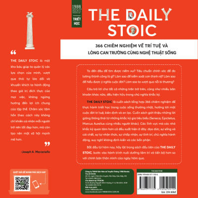 The Daily Stoic - 366 Chiêm nghiệm về trí tuệ và lòng can trường cùng nghệ thuật sống (TTR Next Generation)