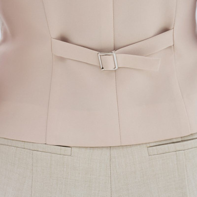 Áo gile cổ tim Maddy thiết kế cao cấp WHITE CHIC