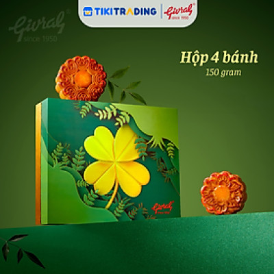 Hộp 4 Bánh Trung Thu Givral Tết Đoàn Viên 3 (150gr)