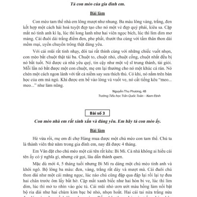 Tuyển Chọn Những Bài Văn Miêu Tả 4 _ML