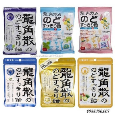 Kẹo ngậm ho Ryukakusan Nhật Bản