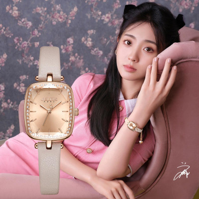 Đồng hồ nữ Julius Hàn Quốc JA-1341 dây da