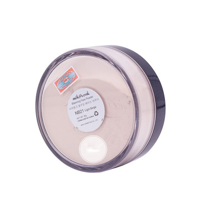 Phấn phủ bột kiềm dầu Mik@vonk Blooming Face Powder Hàn Quốc 30g NB19 # Natural Beige tặng kèm móc khoá 