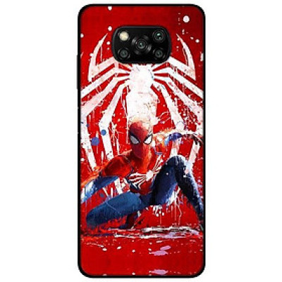 Ốp lưng dành cho Xiaomi Poco X3 mẫu Người Nhện Trắng