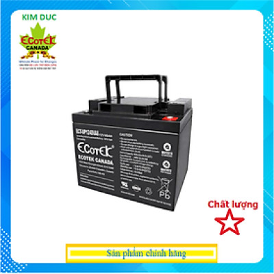 Ắc quy ECOTEK, ECT-UP1240VA8,12V40AH - Dùng cho Bộ Lưu Điện - Hàng Chính Hãng