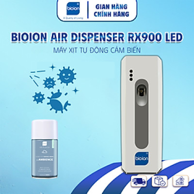 Máy Xịt Tự Động Cảm Biến Ánh Sáng Bioion RX900 LED (Không bao gồm bình xịt)