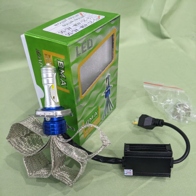 Đèn Pha Ô Tô Xe Máy BMA F5: Siêu Sáng Cos Vàng & Pha Trắng Loại Tốt - Chất Lượng Đến Từ QN LEDLIGHT