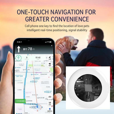 Thiết bị định vị tracker iTag WIWU qua Find My App chống mất thất lạc cho trẻ em người gia thú cưng đồ vật móc khóa - Hàng nhập khẩu