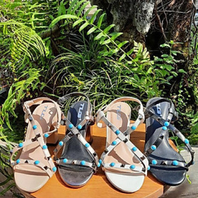 Sandal cao gót đế 7 phân cao cấp hot trend 2020 quai da mềm mại 20754