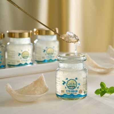 Tổ Yến Chưng Sẵn Ăn Kiêng Yến Sào Hoàng Kim (Không Đường) - Vị Ngọt Từ Cỏ Ngọt Tự Nhiên - OCOP 4 Sao (Hộp 1 Hũ x 70ml)