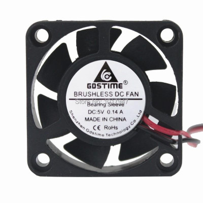 【 Ready stock 】1 Pieces DC 5V 2Pin Brushless Cooling Fan 4010 4cm 40mm 40x40x10mm