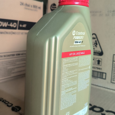 Dầu nhớt xe số Castrol Power 1 4T 10W-40, 800ml