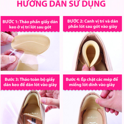 Combo 03 phụ kiện chuyên dùng mang giày cao gót êm chân (mũi tròn) - buybox - BBPK09-11-50