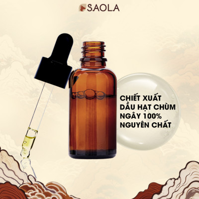 Dầu Hạt Chùm Ngây SAOLA, Nguyên Chất, Chống Lão Hoá, Mờ Thâm Sẹo, Da Sáng Mịn, 10ml và 30ml
