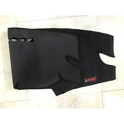 Thảm Taplo Lông Cừu Xe Mitsu Outlander 2018 2019 2020 2021 màu đen