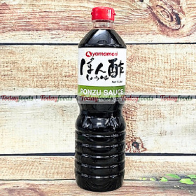 Sốt Ponzu ( Yamamori ) hương vị Nhật Bản công dụng đa năng trong ẩm thực Nhật chai 1 Lít