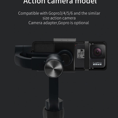 Gậy chống rung Wiwu 3-Axis Stabilized Gimbal S5B cho điện thoại thông minh dưới 6 inch, hỗ trợ chụp toàn cảnh 180 độ/ 330 độ - Hàng chính hãng