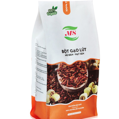Bột gạo lứt - mè đen - hạt sen 500g - ( MS)